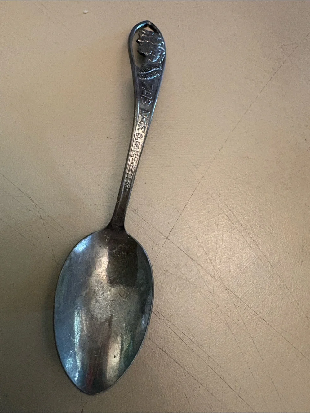New Hampshire Silver-Tone Souvenir Spoon